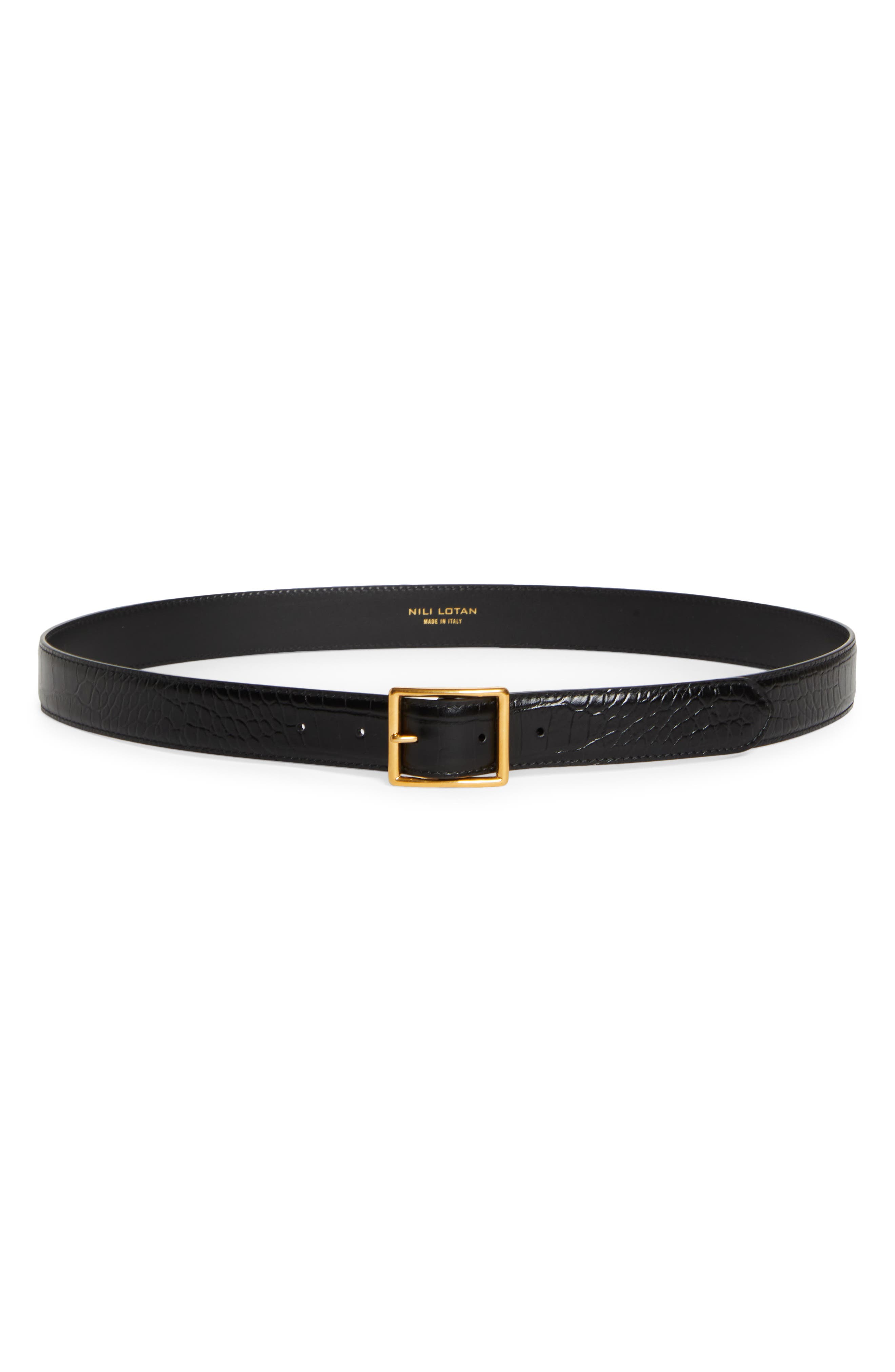 selected BLACK W/ ANTIQUE GOLD BUCKLE