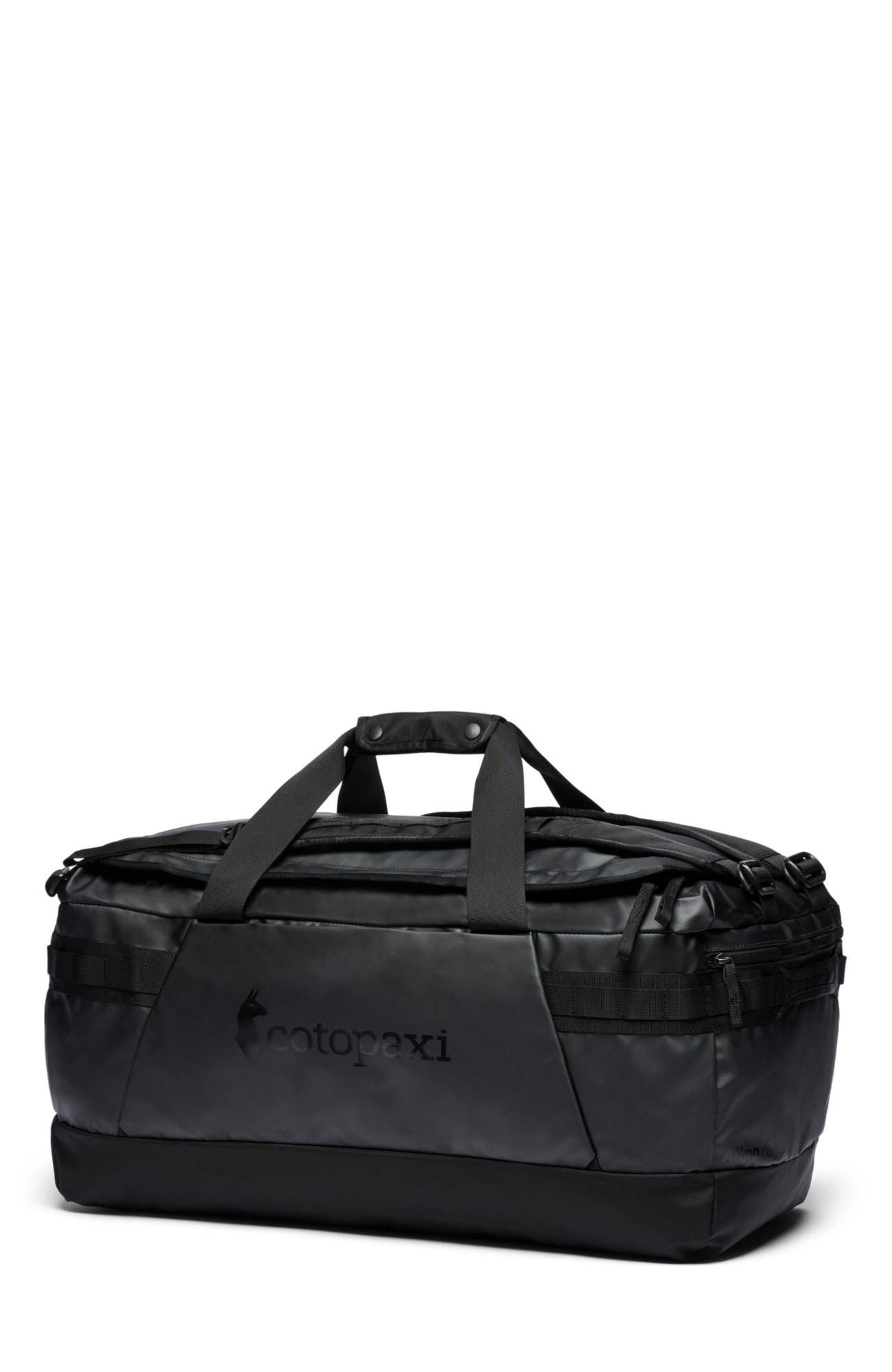 Cotopaxi Allpa Getaway 70L Duffel, Main, color, Cotopaxi Black
