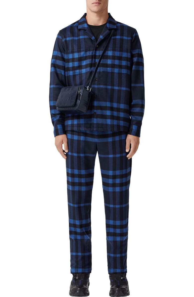 Burberry Paddy Check Embossed Leather, Alternate, color,