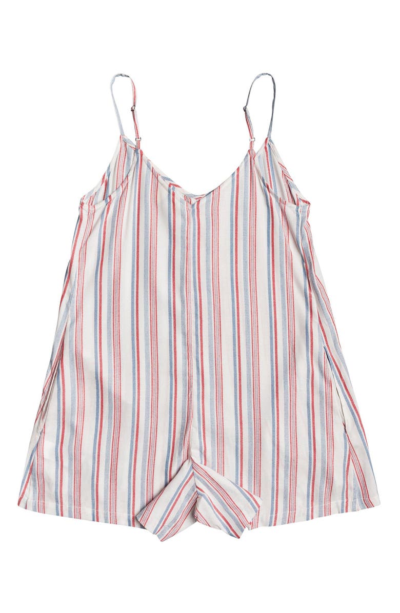 Roxy Coconut Sunshine Stripe Romper, Alternate, color,