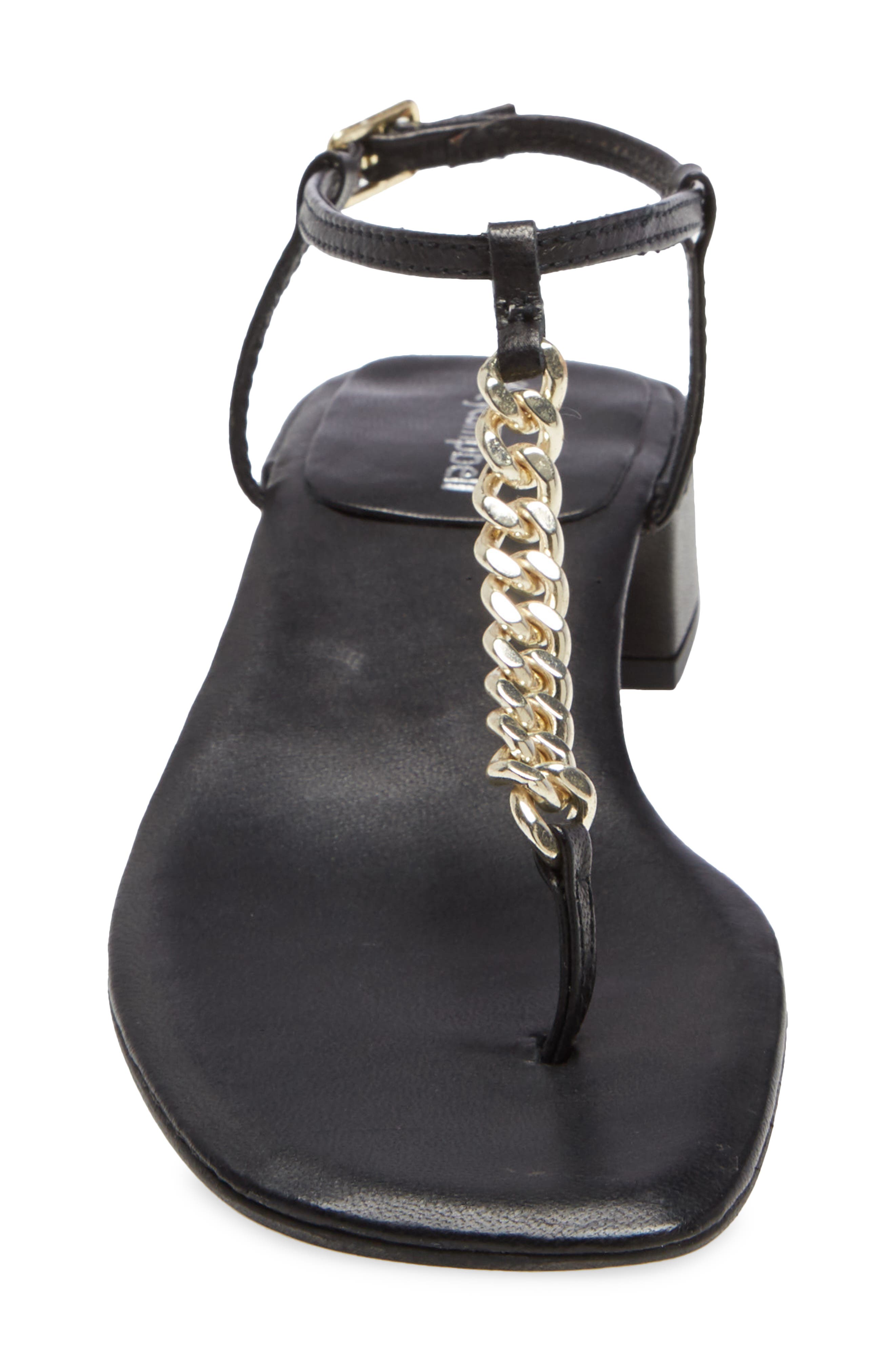 Jeffrey Campbell Chain Sandal, Alternate, color, 