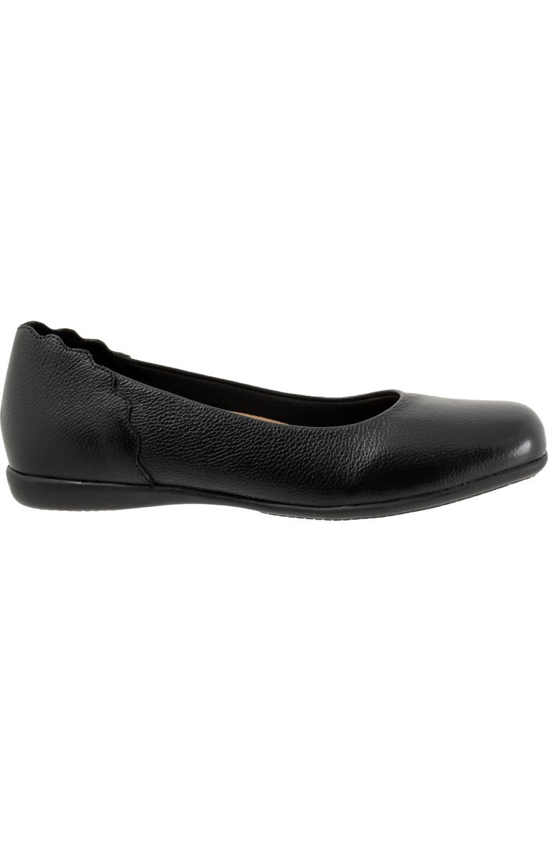 Trotters Sunny Flat, Alternate, color, Black