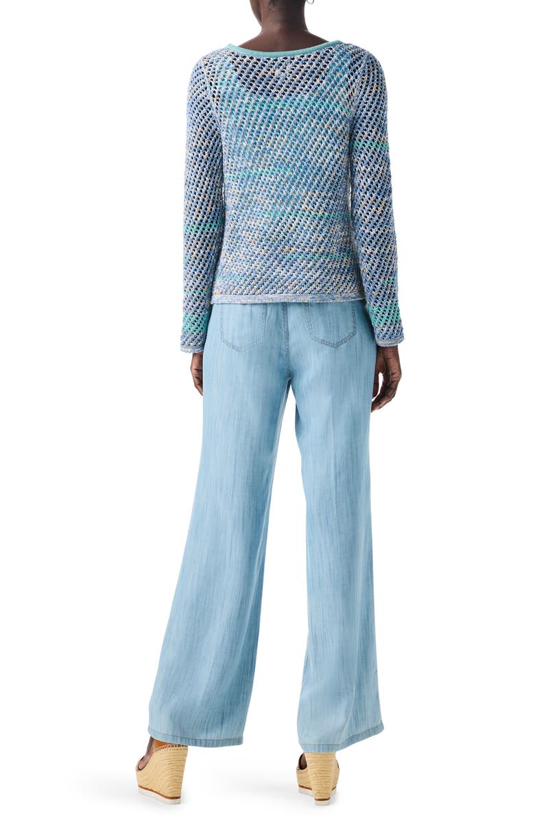 NIC+ZOE Surf Open Stitch Sweater, Alternate, color, 