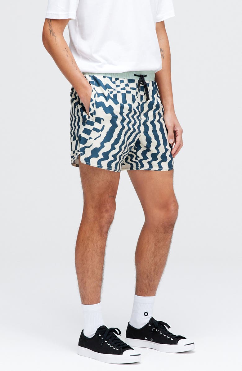 Stance FreshTek<sup>™</sup> Complex Performance Shorts, Alternate, color, Checker