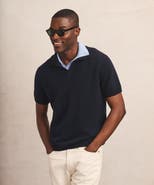 NAADAM Lightweight Cashmere Short Sleeve Polo