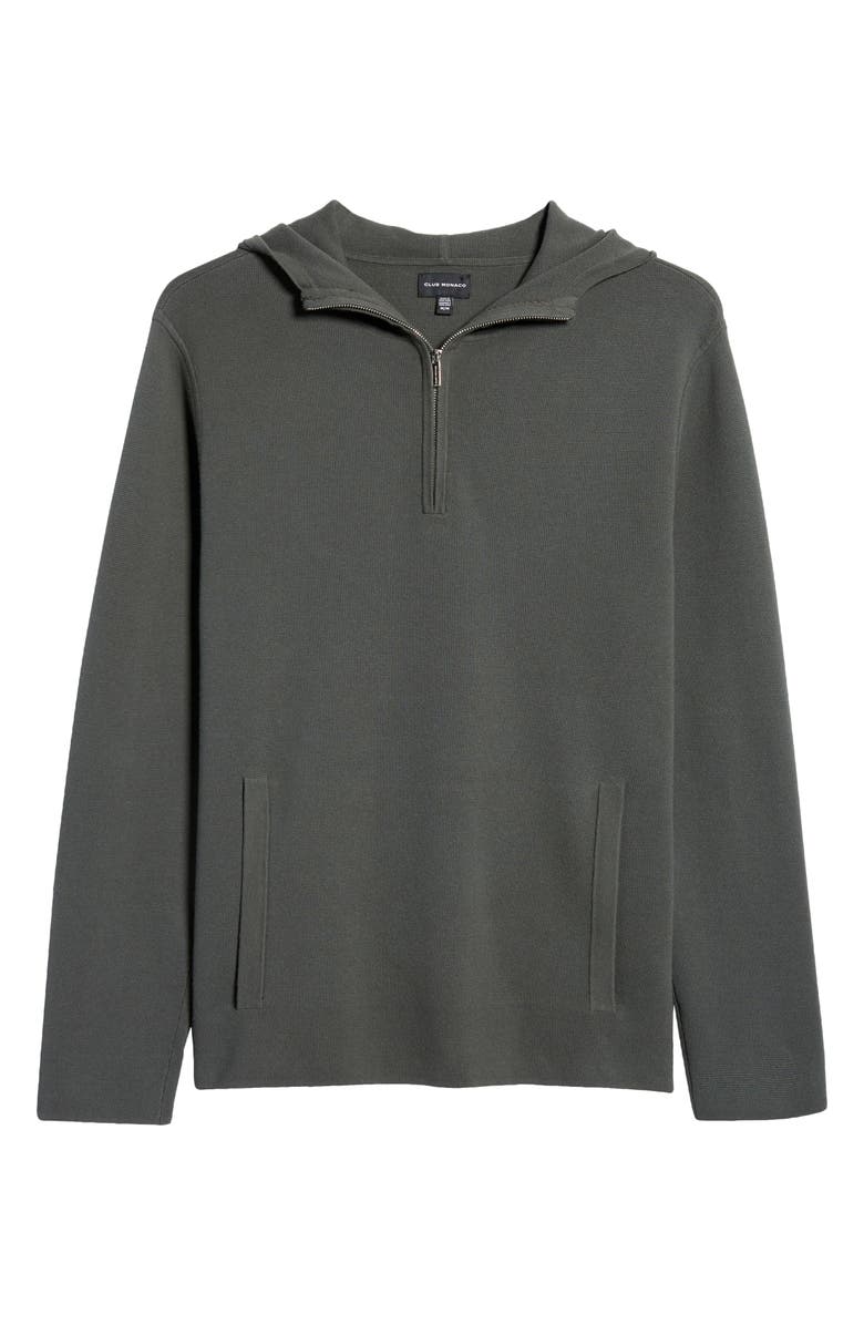 Club Monaco Quarter Zip Hoodie, Alternate, color, 