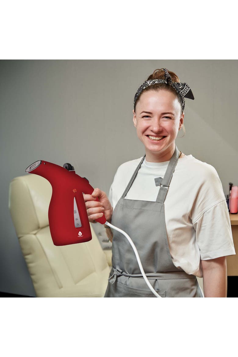 Handheld Travel Clothes Garment Steamer(300ml), Alternate, color, Red