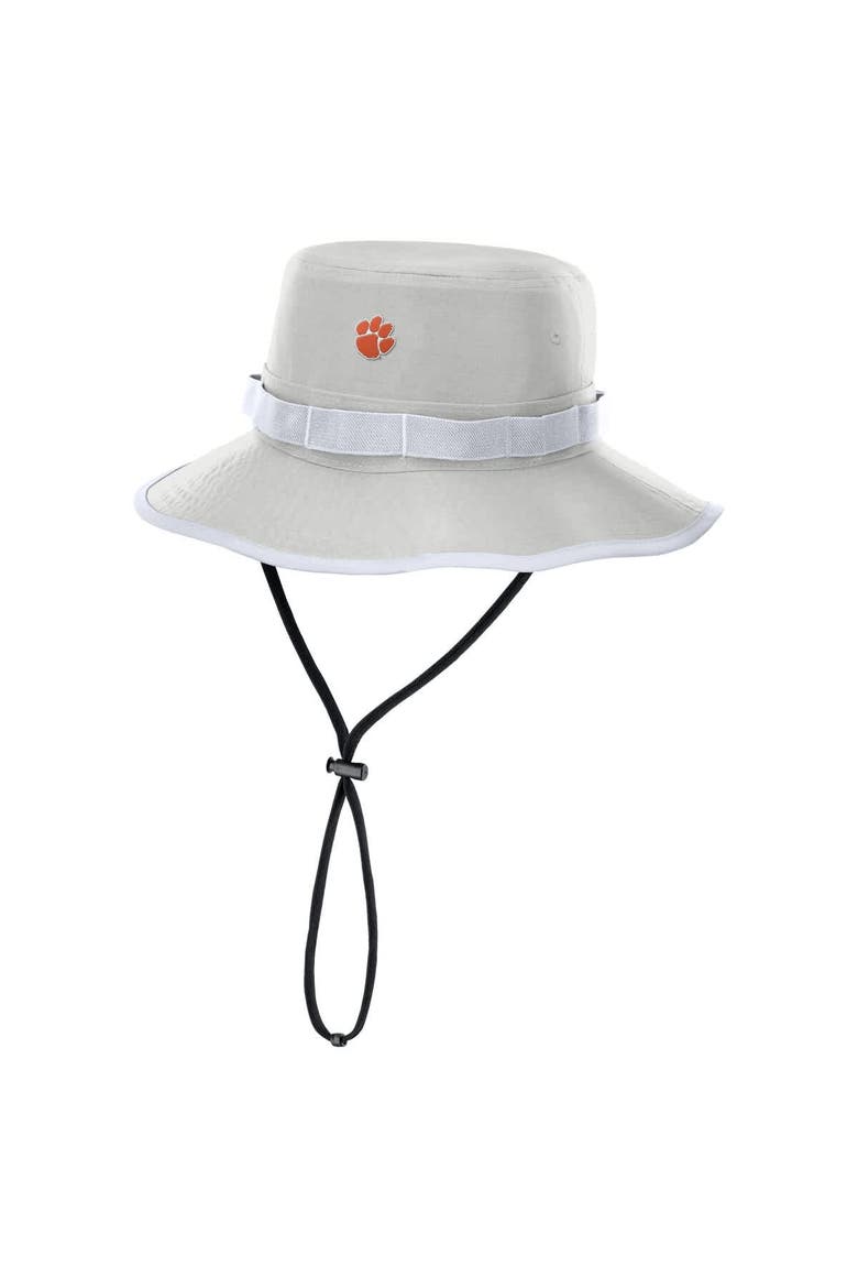 Men's Nike Gray Clemson Tigers 2025 Sideline Apex Boonie Bucket Hat, Alternate, color, Gray