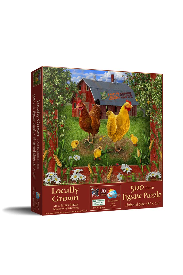 Locally grown 500 piece Jigsaw Puzzle for Adults, Main, color, Multicolor