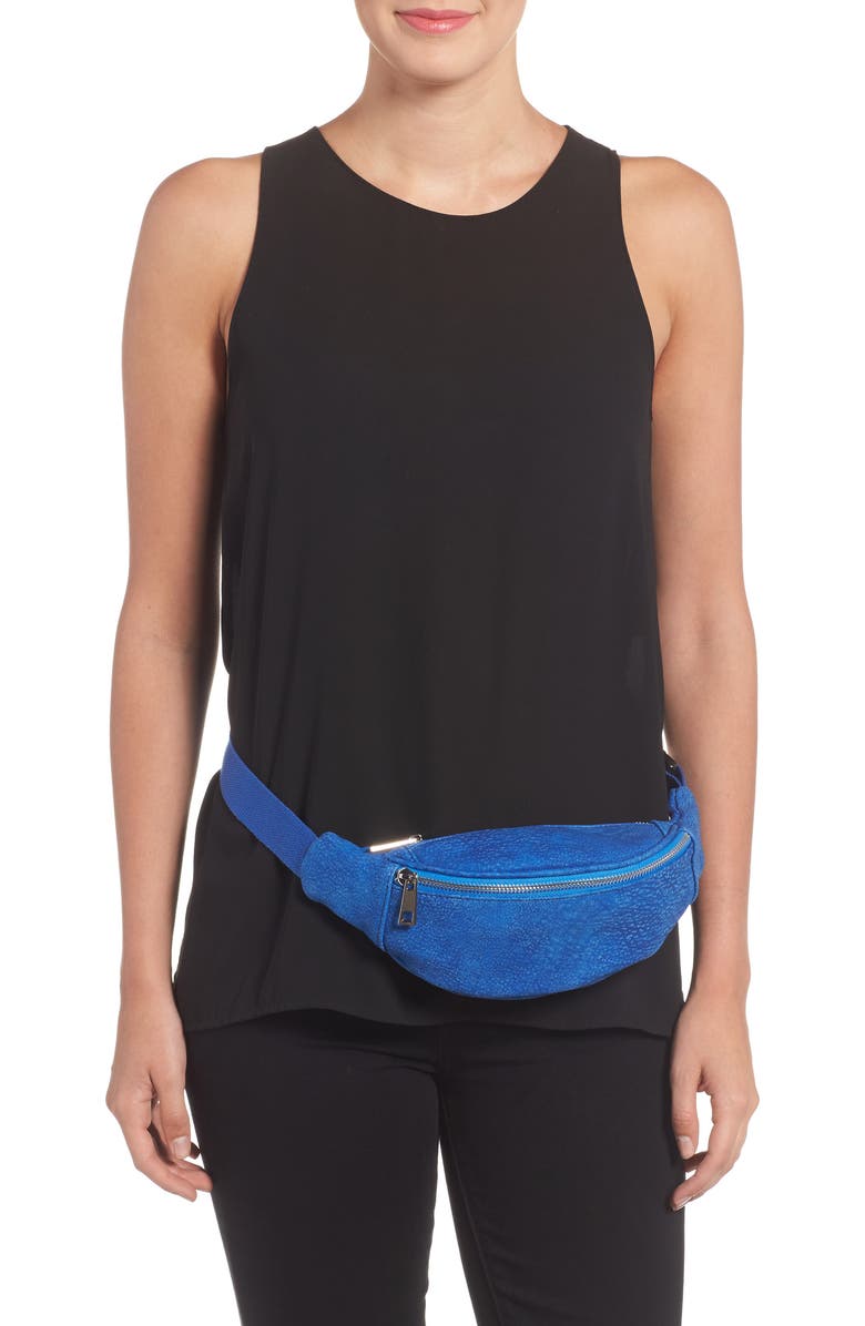 Street Level Faux Leather Belt Bag, Alternate, color,