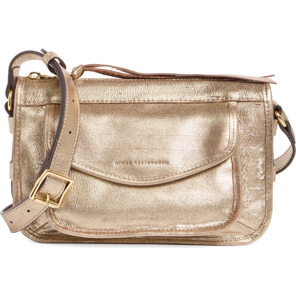 Aimee Kestenberg Muse Cargo Crossbody Bag In Gold Shimmer