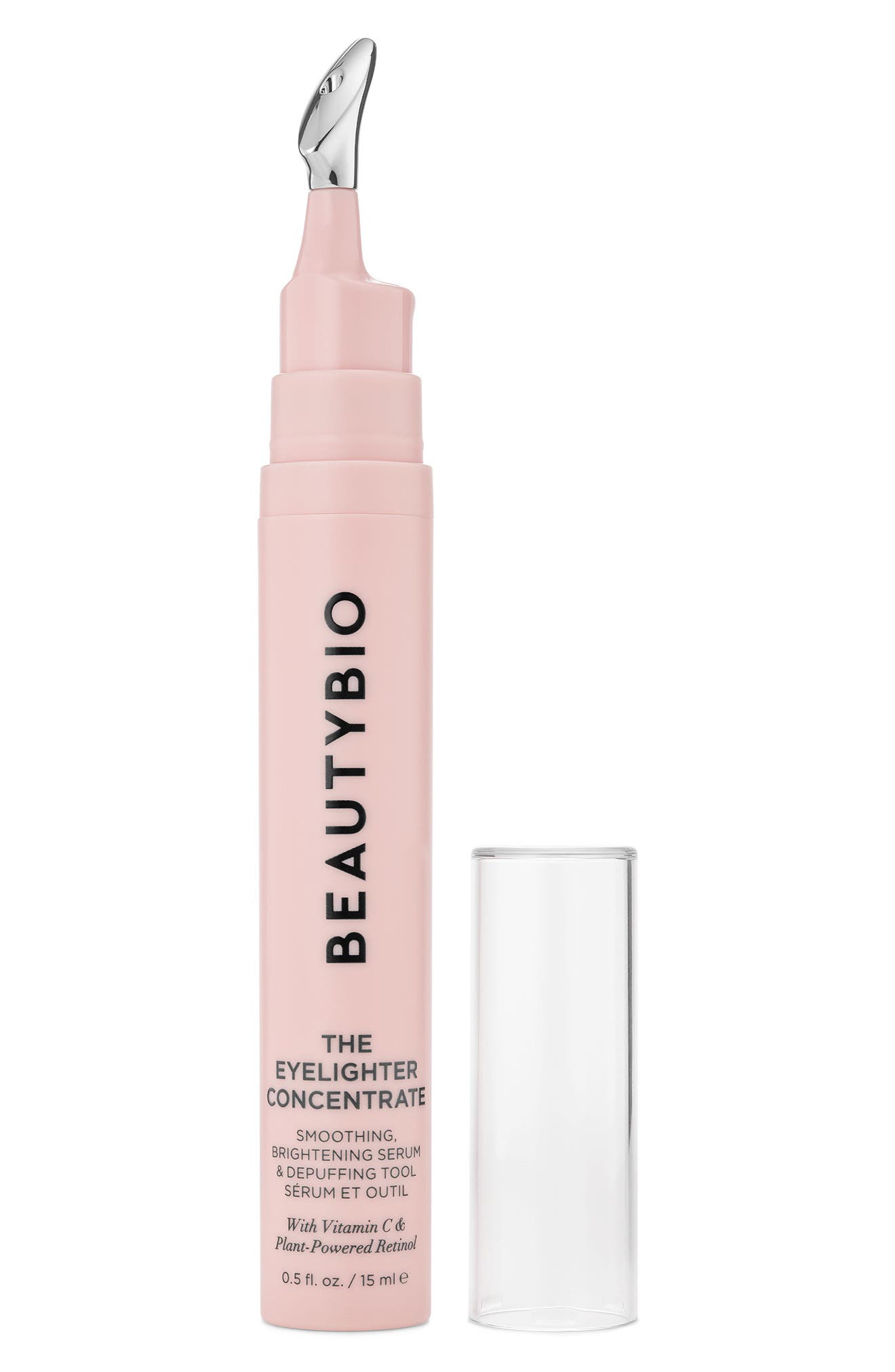 BeautyBio The Eyelighter Concentrate Smoothing, Brightening Serum & Depuffing Tool