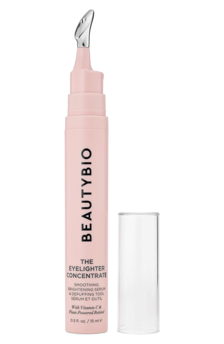 BeautyBio The Eyelighter Concentrate Smoothing, Brightening Serum & Depuffing Tool, Main, color,