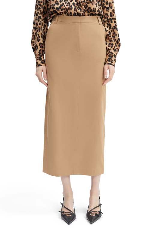 Bardot Zia Midi Skirt In Camel