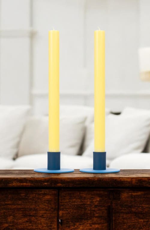British Colour Standard Small Two Tone Candle Holder