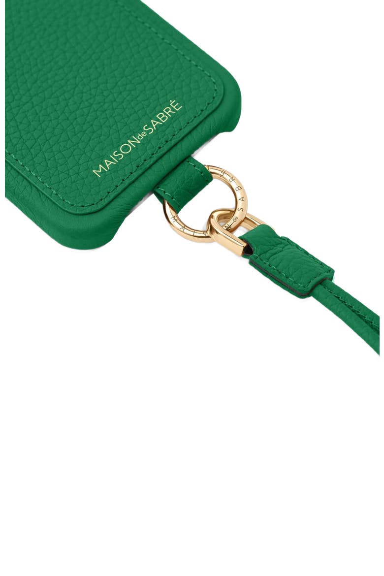 Sling Phone Case iPhone 14 Pro, Alternate, color, Emerald Green