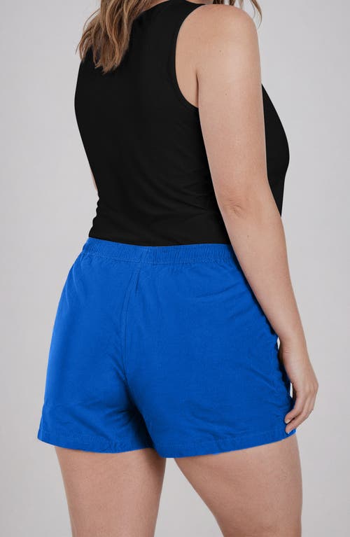 Calypsa Plus Size 2"-3" Board Shorts In Blue