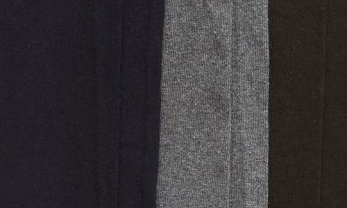 Hue 3-pack Flat Knit Knee High Socks In Black