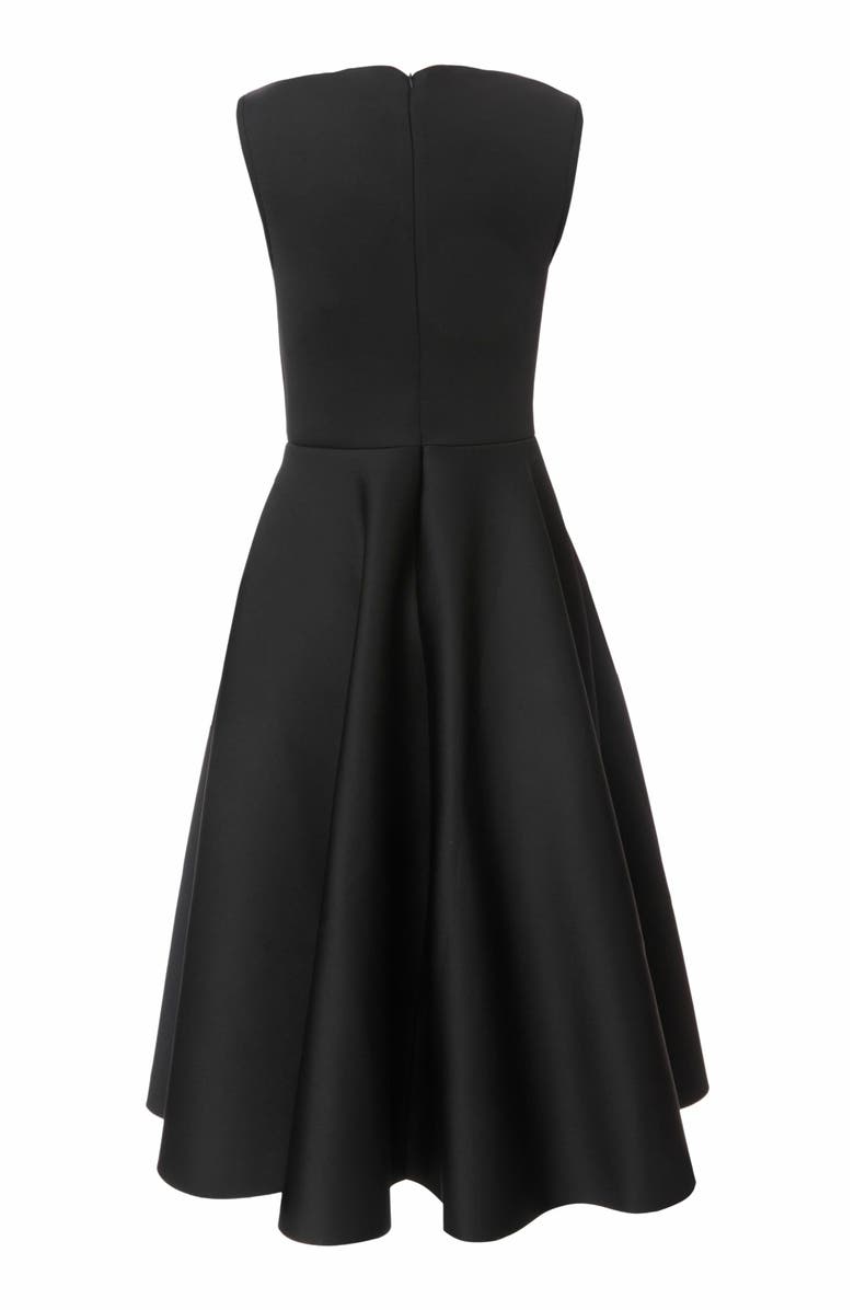 QUIZ Scuba Foam High Neck Midi Dress, Alternate, color, 