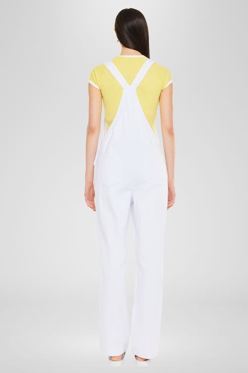 Kancan Becky 90s Denim Overalls In White