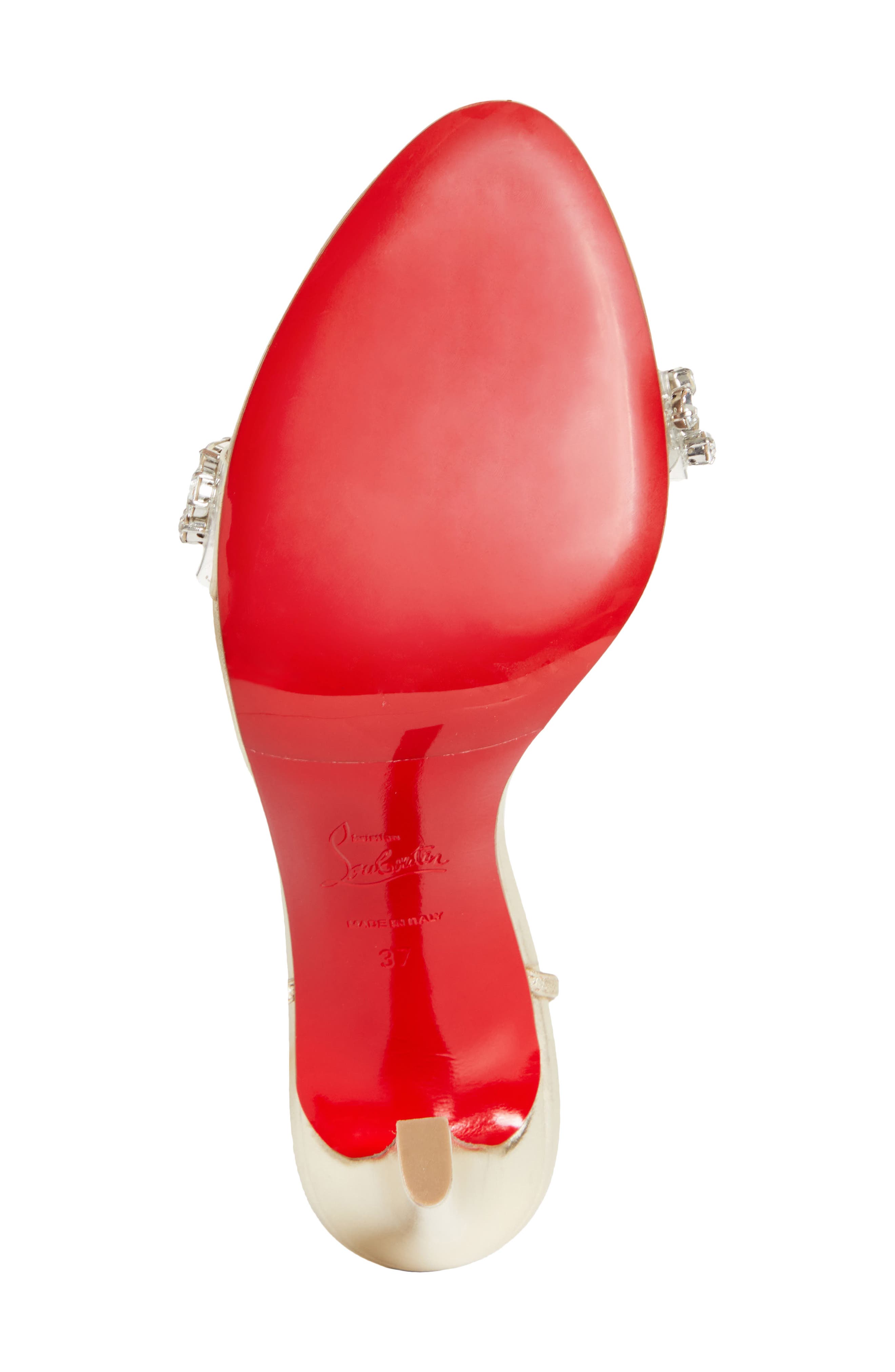 Fanny Jolly Sandal, Alternate, color, CRYSTAL/ PLATINE