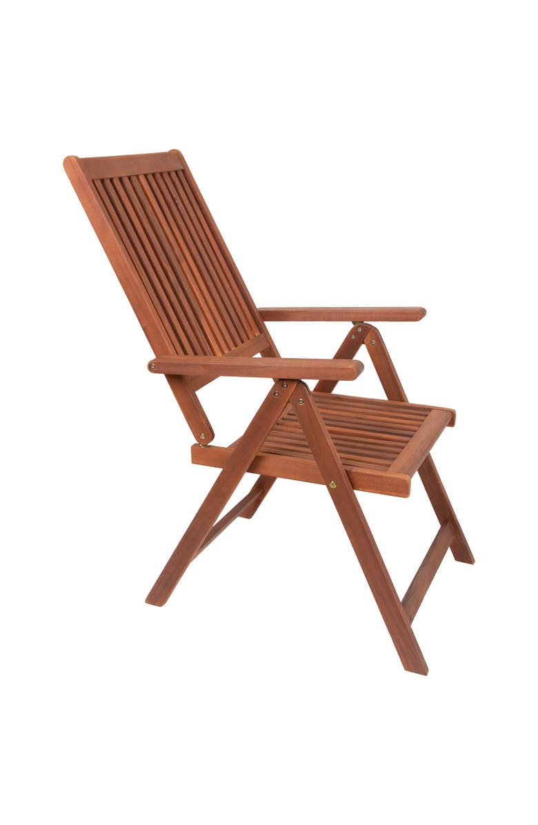 Northlight Set of 2 Acacia Folding Chairs Outdoor Patio Furniture 42", Alternate, color, Brown