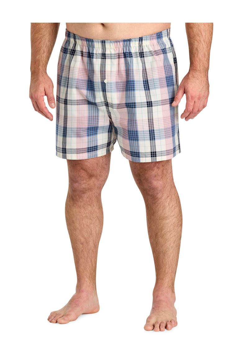 Big & Tall 3-pk 4.5 Inch Woven Boxers, Alternate, color, VANILLA ICE