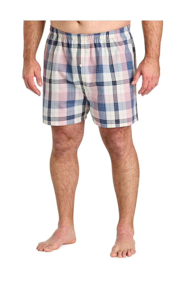 Harbor Bay by DXL Big & Tall 3-pk 4.5 Inch Woven Boxers, Alternate, color, Vanilla Ice