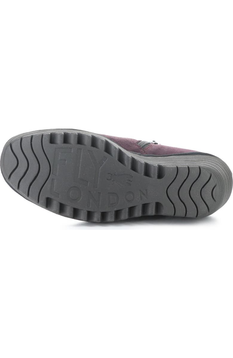 Fly London Yuji Wedge Bootie, Alternate, color, Purple