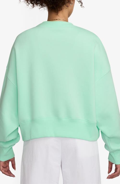 Nike Phoenix Fleece Crewneck Sweatshirt In Multi