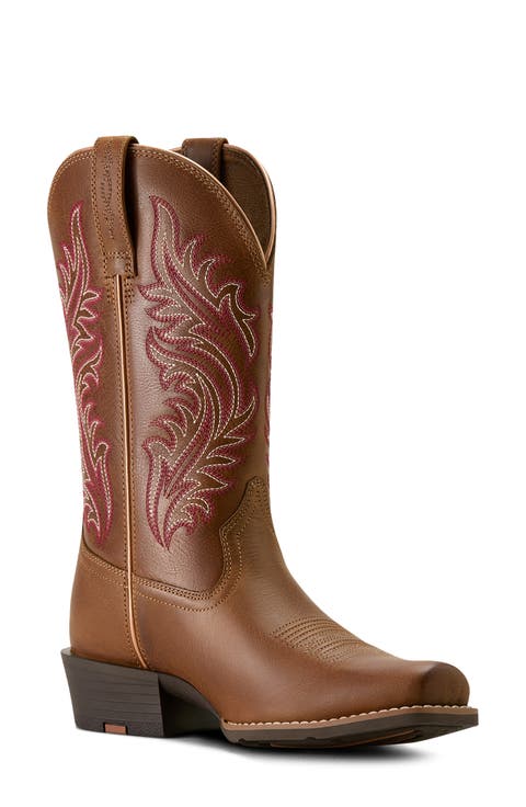 Round Up Narrow Cutter Toe Western Boot (Women)