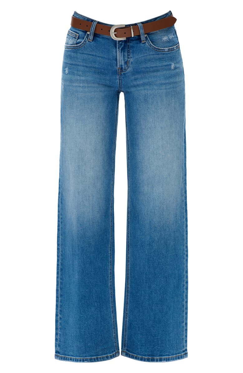 Bayeas Low Rise Wide Leg Jeans, Alternate, color, Medium Blue