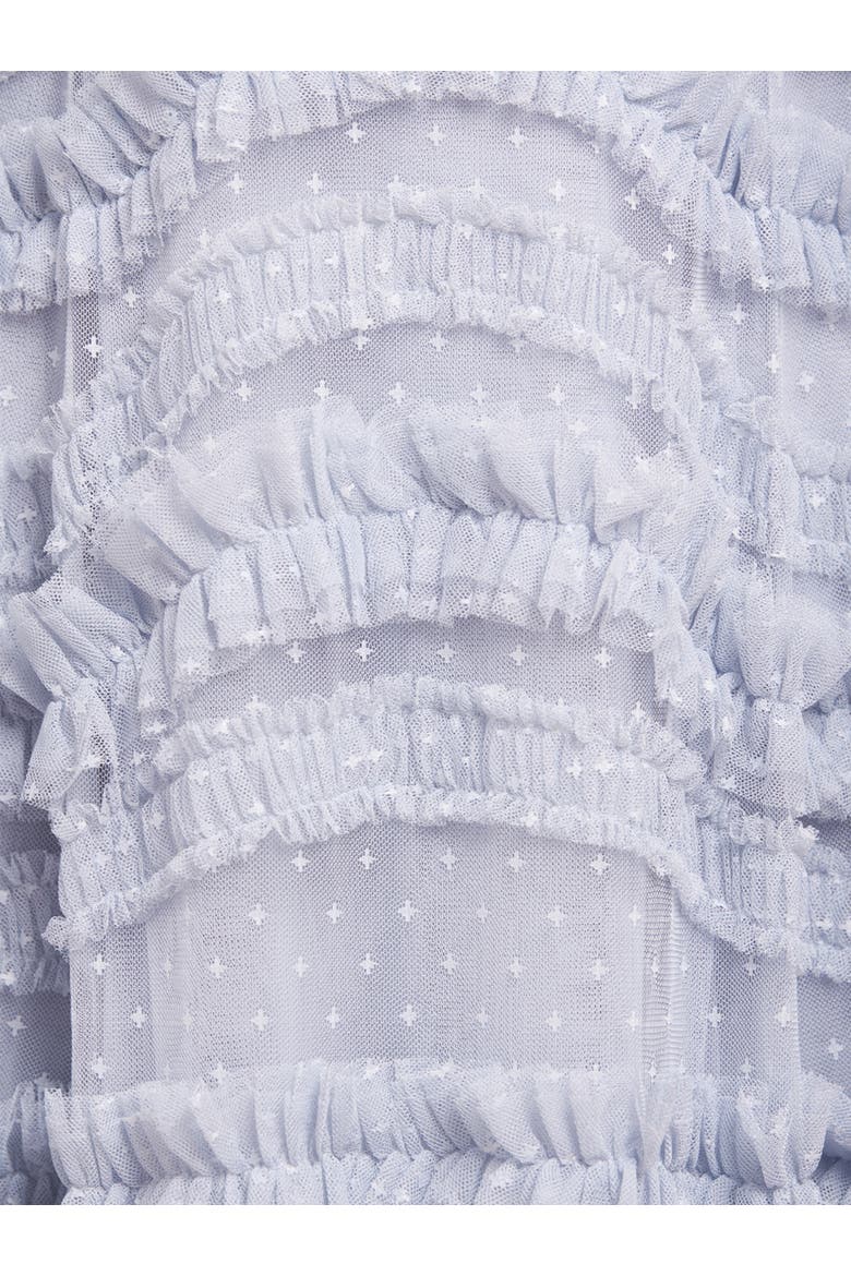Amara Ruffle Gown, Alternate, color, Skylight