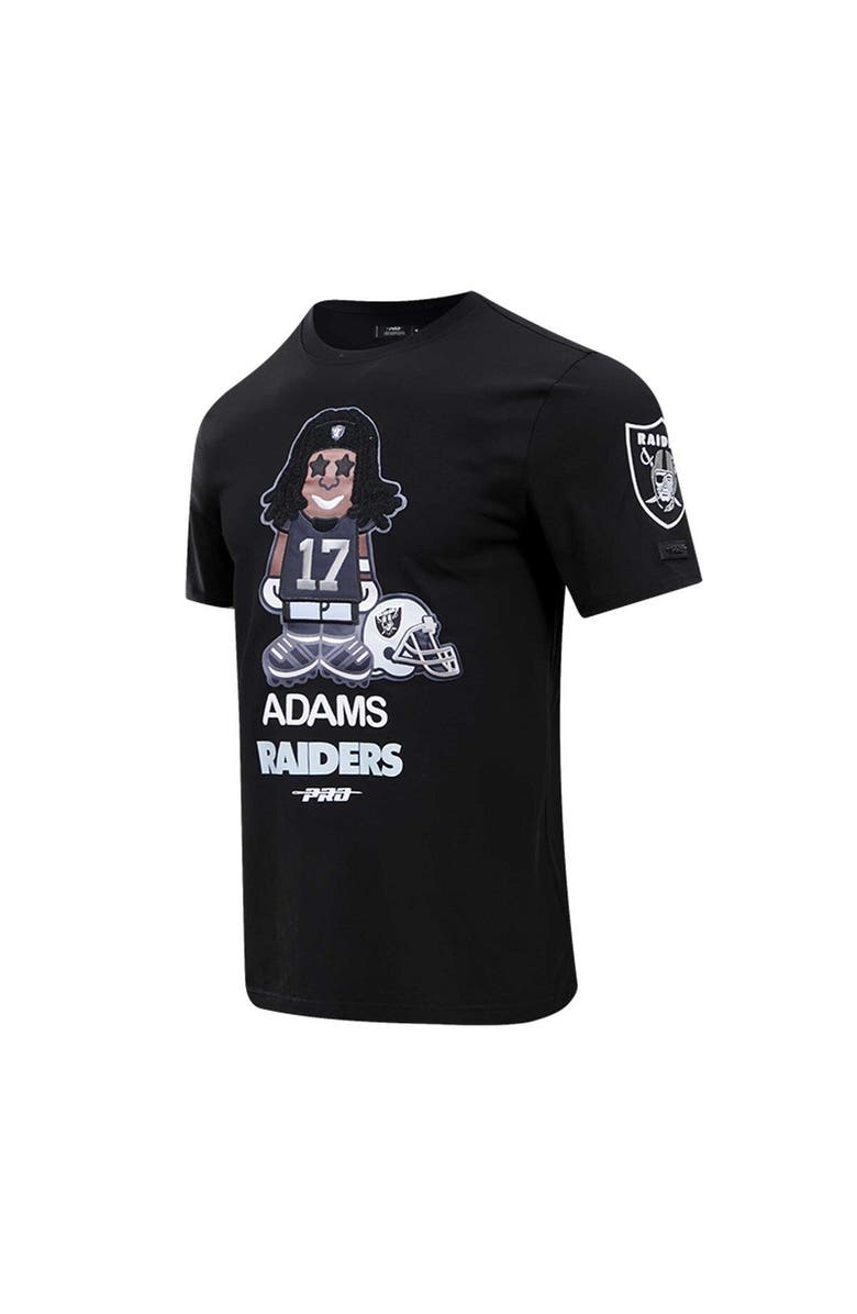 PRO STANDARD Men's Pro Standard Davante Adams Black Las Vegas Raiders Player Avatar Graphic T-Shirt, Alternate, color, 