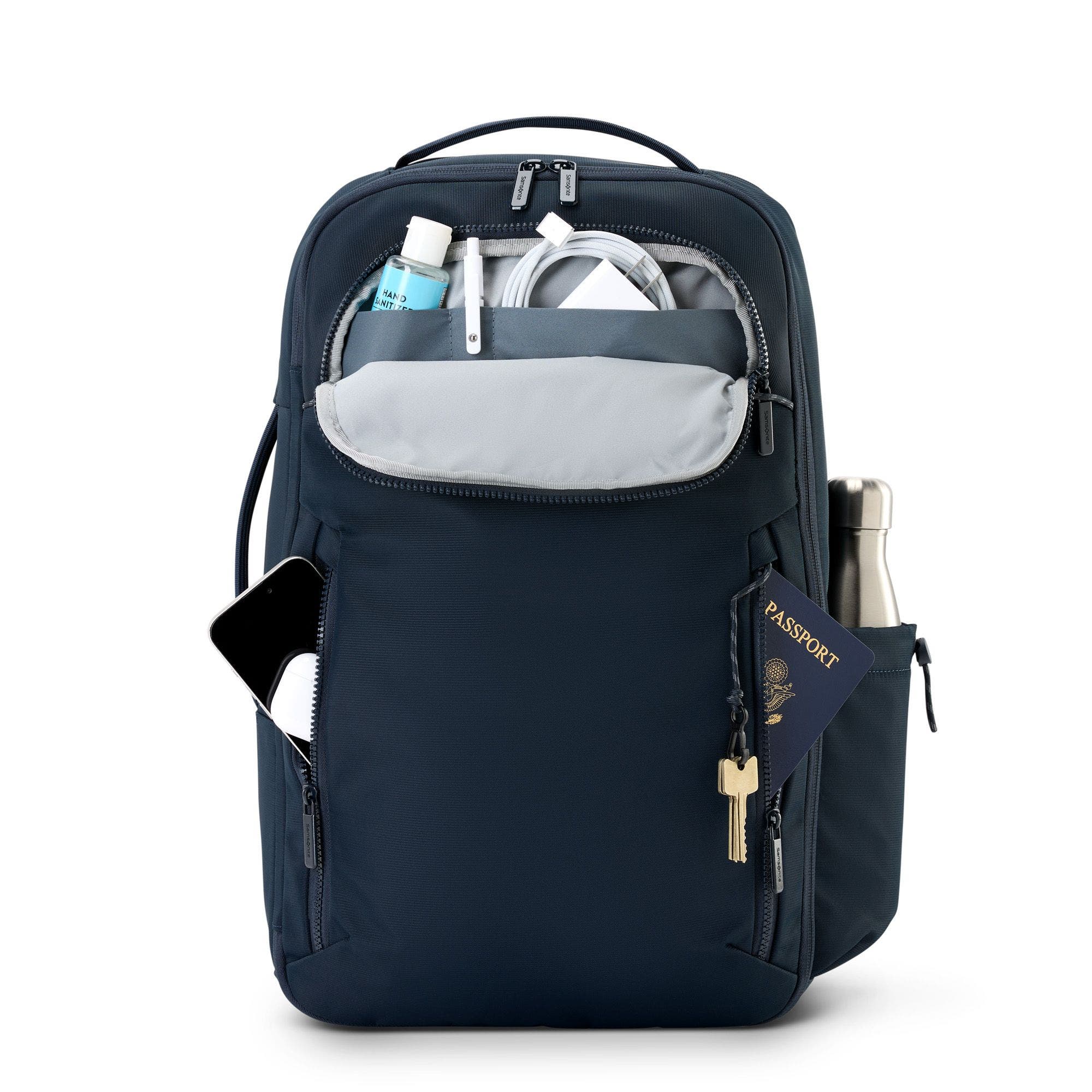 Axxis Travel Backpack, Alternate, color, Navy