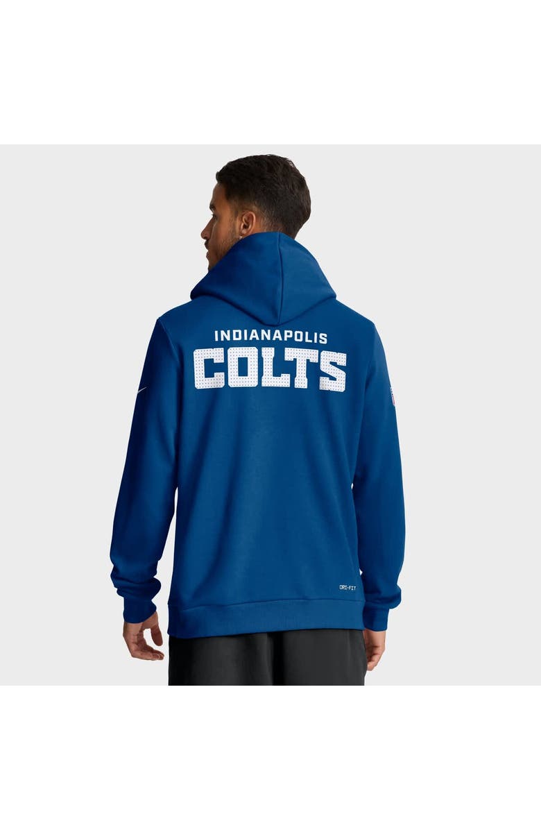 Nike Men's Nike Royal Indianapolis Colts Sideline Standard Issue Initial Home Dri-FIT Hoodie, Alternate, color, Royal