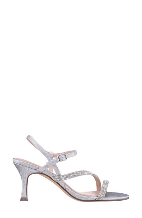 Nina Lizelle Ankle Strap Sandal In Silver