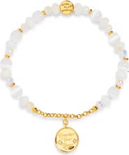 Little Words Project Prioritize Your Peace Beaded Stretch Charm Bracelet