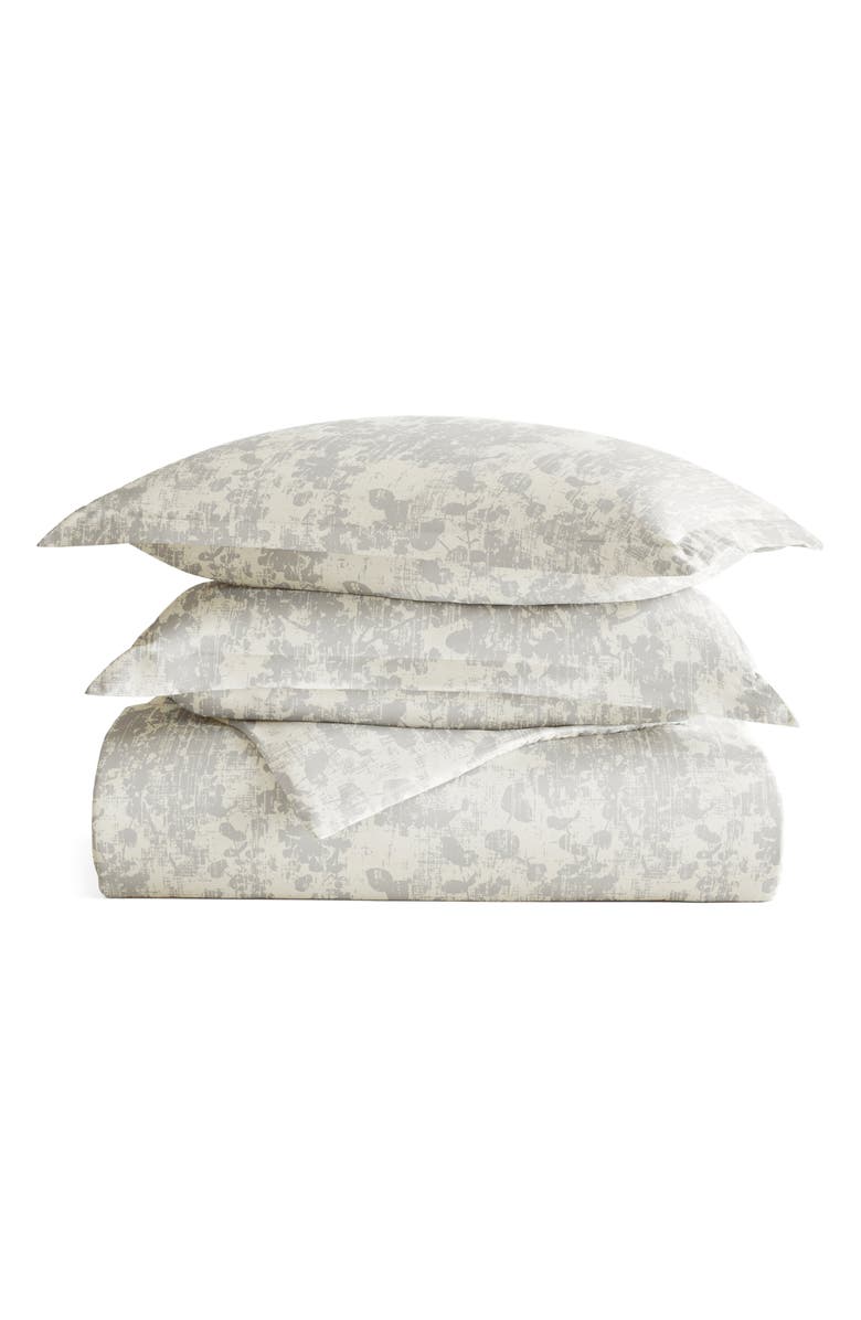 HOMESPUN Patterned Duvet Set, Main, color, Light Gray