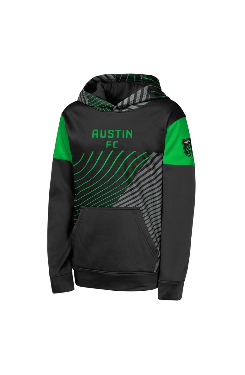 Outerstuff Youth Black Austin FC Unbeatable Pullover Hoodie, Alternate, color, 