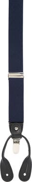 Ike Behar Basket Weave Knit Suspenders