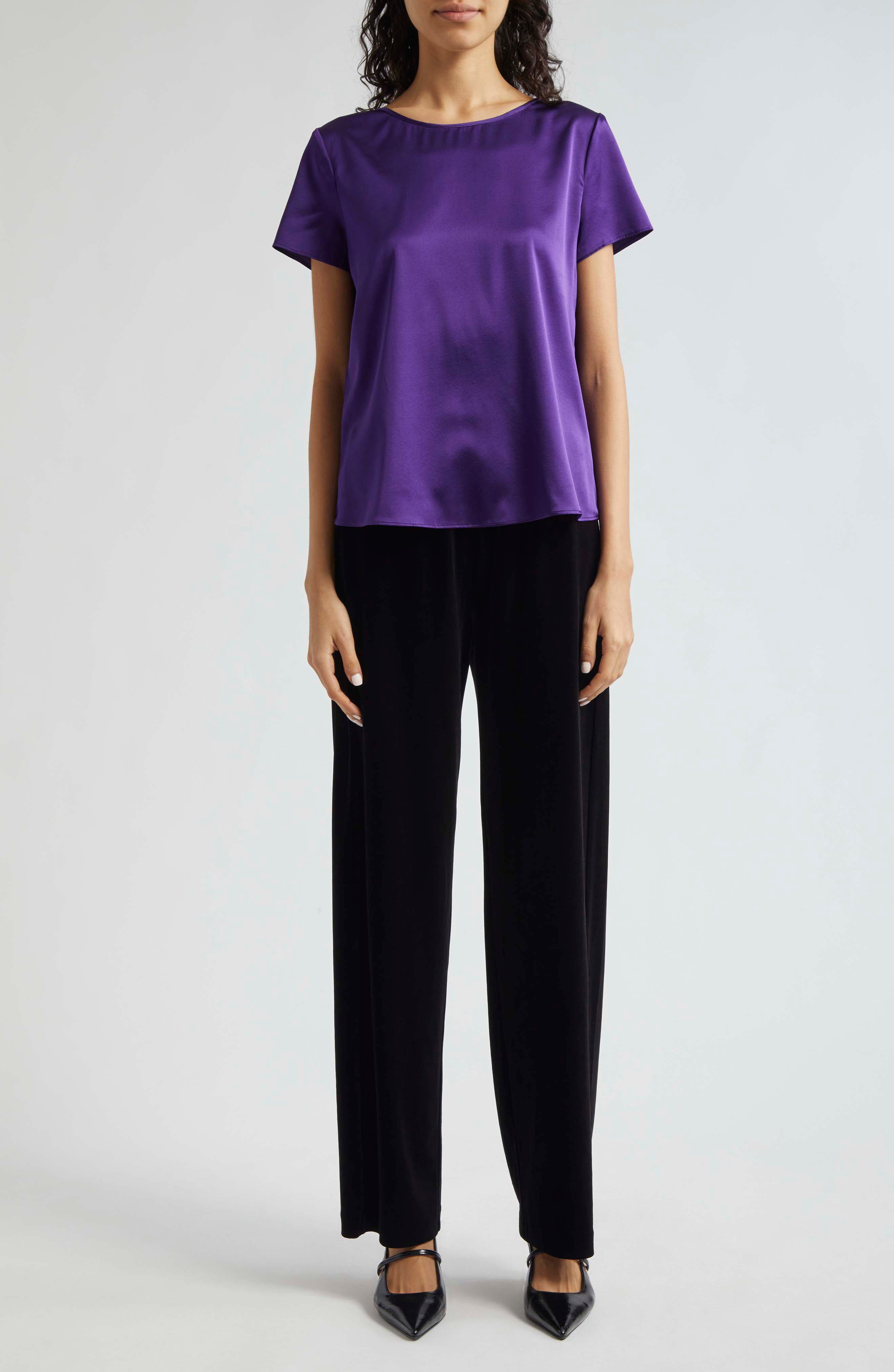 Silk Satin T-Shirt - image 2