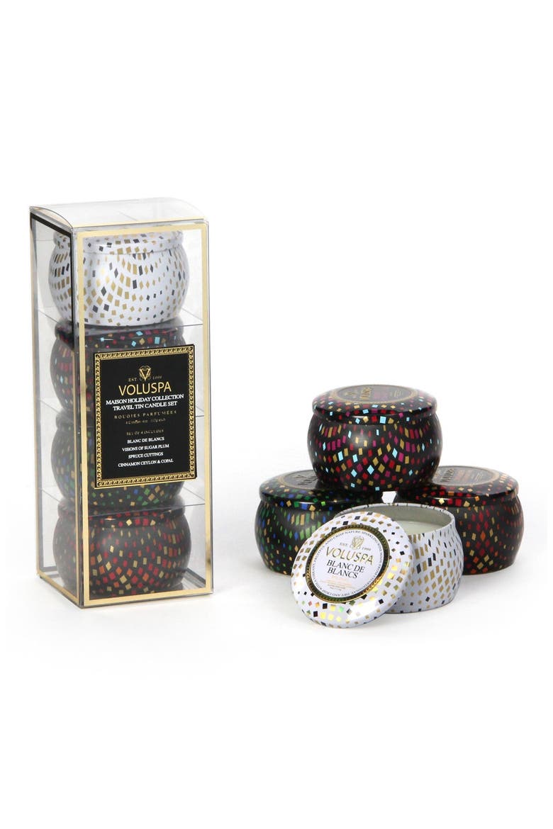Maison Travel Tin Candles, Main, color, NO COLOR