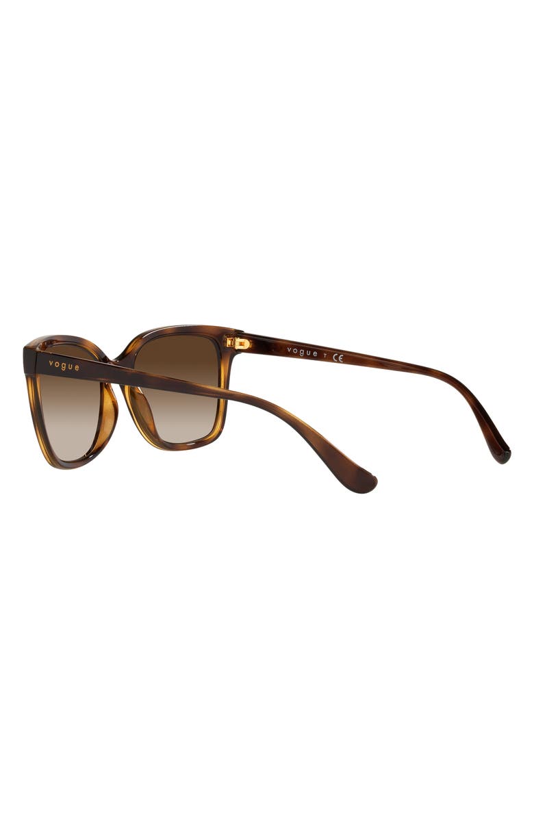VOGUE 54mm Gradient Pillow Sunglasses, Alternate, color,