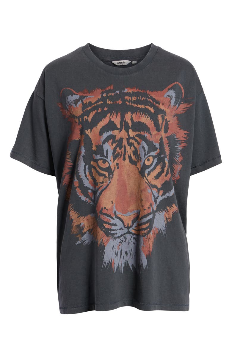 Wrangler Tiger Graphic Oversize Tee, Alternate, color,