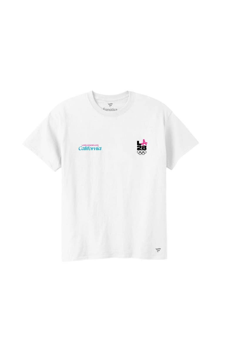 FANATICS Men's Fanatics White LA28 Superbloom Collection T-Shirt, Alternate, color, White