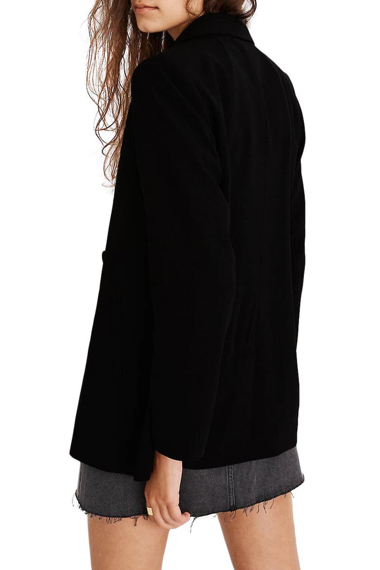 Caldwell Double Breasted Blazer, Alternate, color, TRUE BLACK