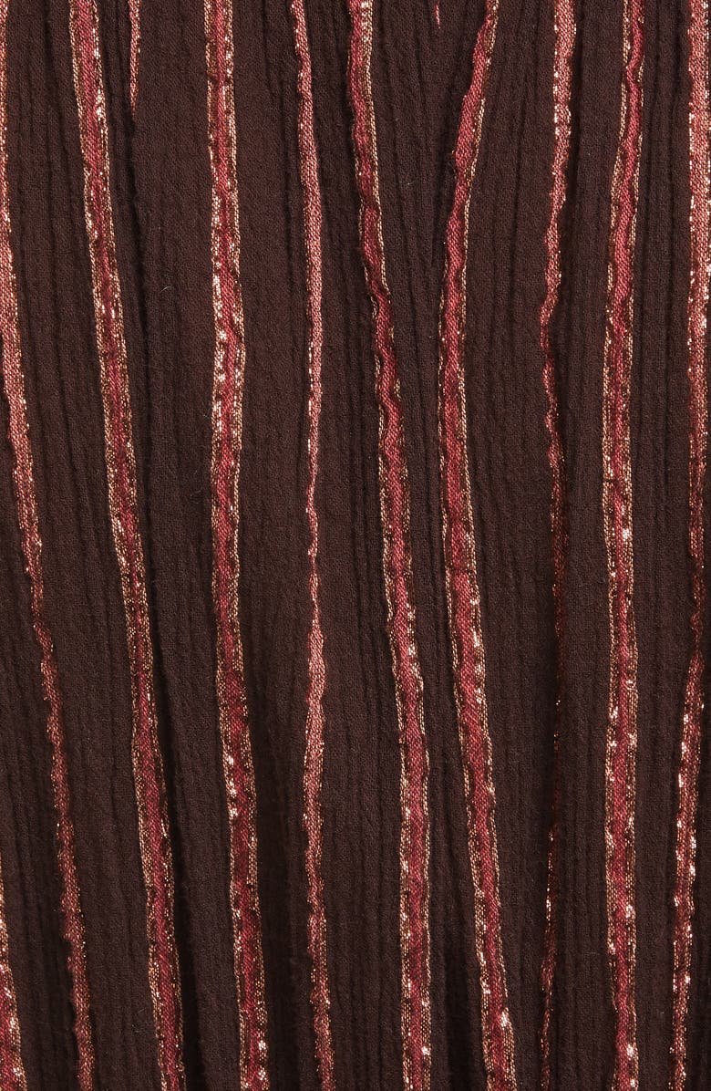 Ulla Johnson Elio Metallic Stripe Jumpsuit, Alternate, color, 