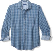 Tommy Bahama Lopez Island Check Cotton Dobby Button-Up Shirt
