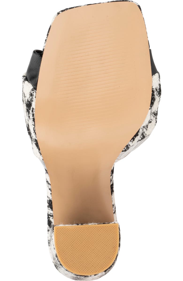 NEW YORK AND COMPANY Anthi Houndstooth Block Heel Sandal, Alternate, color,